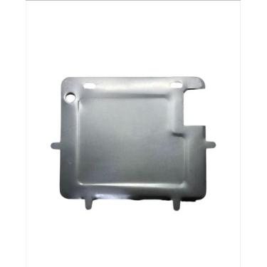Imagem de Suporte Protetor Placa Moto Aço Universal 20x17 Placa Grande - Manini