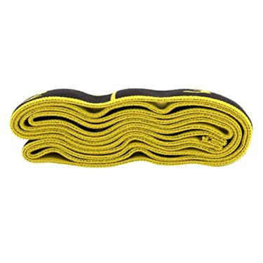Imagem de GOWENIC Cinta de Ioga para Alongar o Exercício de Ioga Faixas Tiras Ajustáveis ​​com Fivela Anel D para Pilates Ginástica Ajustável (Amarelo)