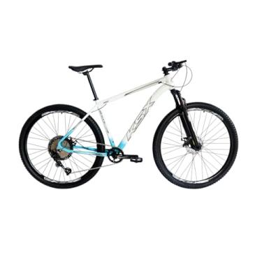 Imagem de Bicicleta Aro 29 Mtb Ksx Sd7 Aluminio 12v Garfo com Trava K7 11/50 Freio a Disco Hidráulico Kit 1x12 (Azul Claro/Branco, 15)