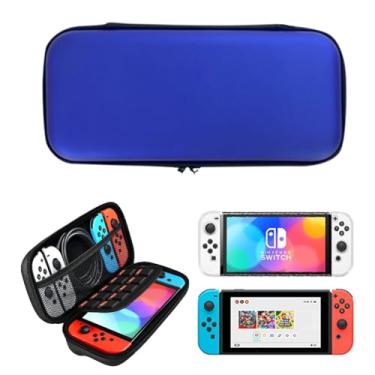 Imagem de Case de Proteção para Nintendo Switch, Estojo de Viagem com Compartimentos (azul)