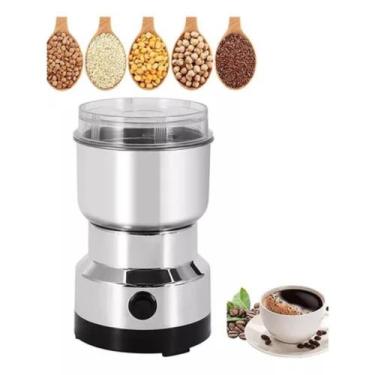 Imagem de Super Moedor De Café Elétrico Compacto Poderoso Aço Inoxidável 150W-11