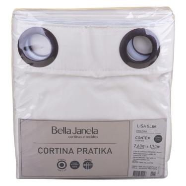 Imagem de Cortina Blackout Pratika Lisa 260x170 Slim Bella Janela Areia