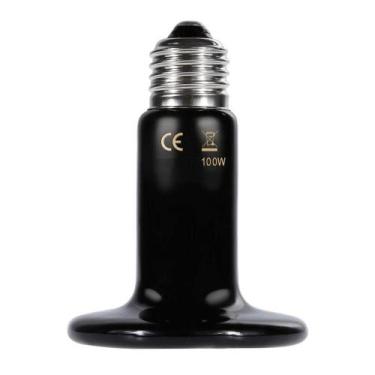 Imagem de Lâmpada Cerâmica ND-02 de Calor Infravermelho 100W Preta E27 (220V) - 