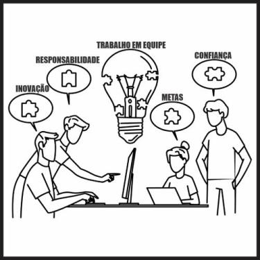 Imagem de Adesivo De Parede Decorativo Frase Mensagem Motivacional Trabalho em E