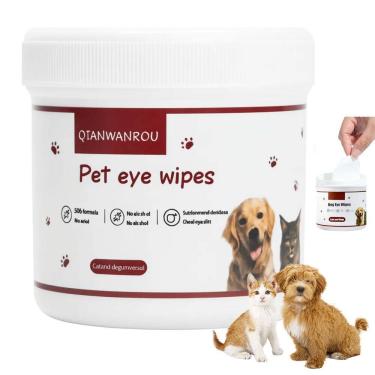 Imagem de Lenço Umedecido Pet Cao Gato Cachorro Higiene Animal de Estimaçao Limpeza Olhos Suave Seguro Cuidado Hipoalergenico