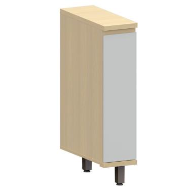 Imagem de Balcão Para Cozinha 20 Cm 1 Porta Mdf/mdp Aurora Cinza Cristal