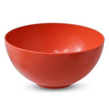 Imagem de Conjunto Com 20 Bowls de 380ml Tigelas Plástico Cores Vivas Colorido Sobremesa Sopa Caldos Sorvete (Vermelho)