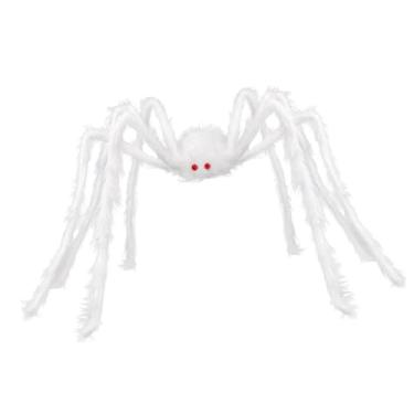 Imagem de oshhni Decorações de Halloween para áreas externas, truques gigantes assustadores com pernas dobráveis, atmosfera de brincadeira, grande acessório para festa, 75cm