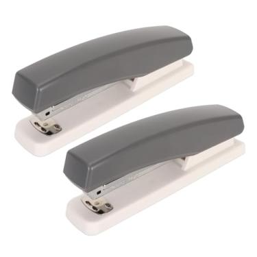 Imagem de TOPINCN 2 Grampeador de Embalagem, 20 Folhas de Desktop Stapler Portátil Spapeler Pequeno para o Escritório Em Casa, Grampeador de Serviço Pesado Stapler Compacto de Mão de Mão de Mão (Cinza)