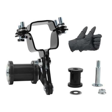 Imagem de ABCERRSI Rolo de guia tensor de corrente de motocicleta compatível com ATV Quad Dirt Pit Bike 4 Wheeler Go Kart preto