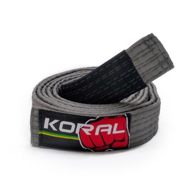 Imagem de Faixa Jiu-Jitsu Cinza Infantil Koral-Unissex