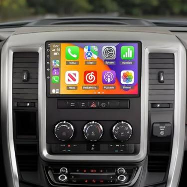 Imagem de Bobuluo Rádio veicular para Dodge Ram 1994, 1995, 1996, 1997, 1998, 1999, 2000, 2001, 2002, Dodge Ram 1500, 2500, 3500, estéreo, 22.9 cm, para Dodge Ram Head Unit Wireless Carplay, Android Auto WiFi