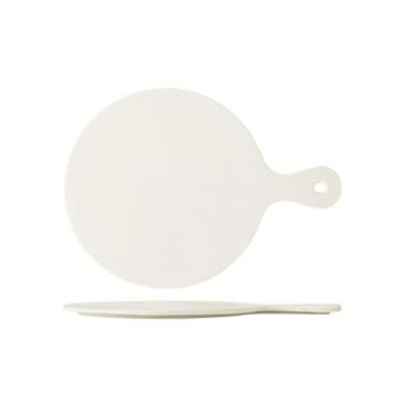 Imagem de Bandeja irregular requintada de cerâmica dourada de mármore nórdico - branco puro - pequeno