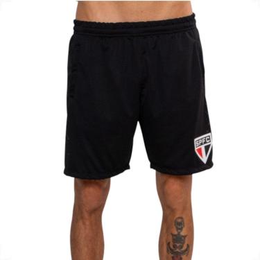 Imagem de Bermuda Com Elástico Oficial São Paulo Masculina-Masculino