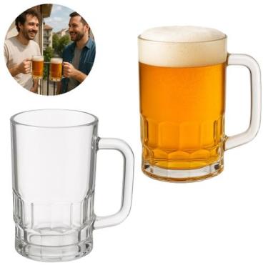 Imagem de Caneca De Vidro Glacial Para chopp e Cerveja 335ml Bar - Lyor