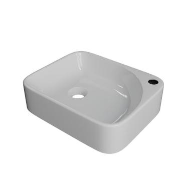 Imagem de Cuba Apoio Retangular Cross Ro36 Branca Branca