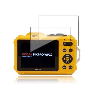 Imagem de NOUKAJU Protetor de tela para KODAK PIXPRO WPZ2, vidro temperado HD, dureza 9h, arranhões, anti-impressão digital, protetor de filme de vidro temperado para câmera KODAK PIXPRO WPZ2 [2 unidades]
