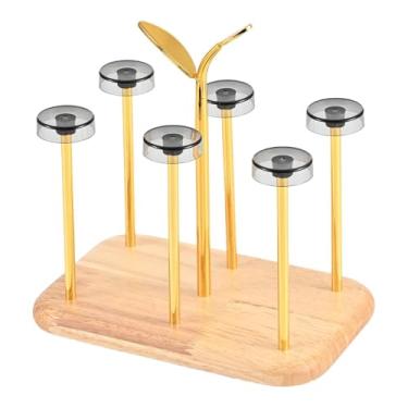 Imagem de Llazsybz Escorredor de Garrafas para 6 Xícaras, Suporte para Pia de Cozinha