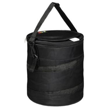 Imagem de simhoa Carrinhos de golfe Bolsa térmica Oxford Tecido grande capacidade Recipiente para armazenamento de alimentos Acessório preto para Praia