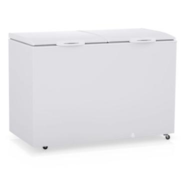 Imagem de Freezer 2 Tampas Gelopar Conservador Branco 411L Ghb410bin Bivolt