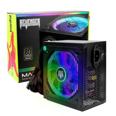 Imagem de Fonte Gamer  Alimentação PC 750w Silencioso 80 Plus Pfc