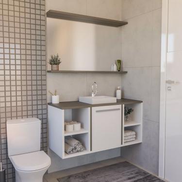 Imagem de Conjunto Gabinete E Armário Inspira Design 100cm Verde