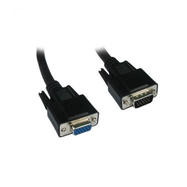 Imagem de Cabo Extensor Monitor Vga Hdd15m X Hd15f Preto - 1,8 Metro