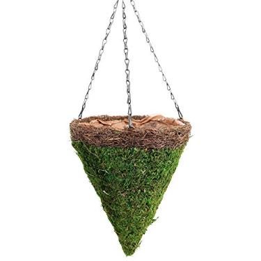 Imagem de Cesta suspensa SuperMoss 7 59834 29282 1 MossWeave, grande (31,7 cm de diâmetro), verde fresco