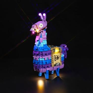 Imagem de Rorliny LED Lighting Kit Compatible with Lego Fortnite Supply Llama 77071 (No Lego Models), Creative Light Set Compatible with Lego 77071 - No Lego Model, Lights Only
