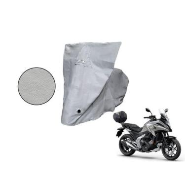 Imagem de Capa Protetora Moto Honda NC 700 750X com Baú Cinza - Kahawai, cinza