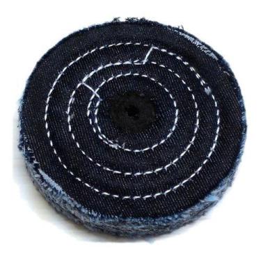 Imagem de Roda De Polimento Brim Jeans 4 Polegadas Ourives Motor Polir - QUARTZ