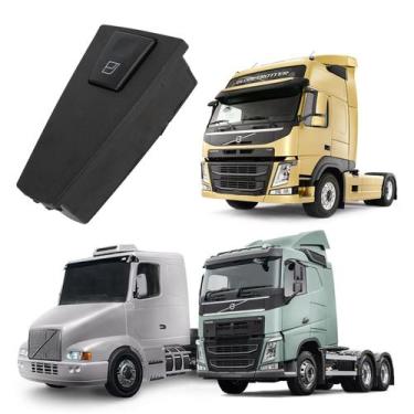 Imagem de Interruptor Botão Vidro Elétrico Volvo Fh Nh Fm Passageiro - Ninja Par