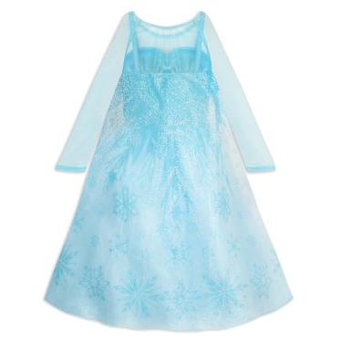 Imagem de DISNEY STORE Official Princess Elsa Halloween Costume for Kids - Disney Princess Dresses for Girls - Dress up Clothes for Pretend Play - Frozen Costume - Size 11/12