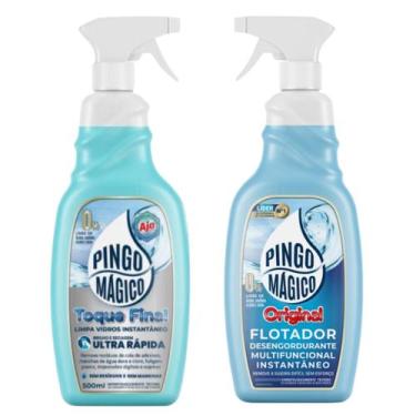 Imagem de Pingo Magico Original 1L + Pingo Magico Limpa Vidros Toque Final 500ML