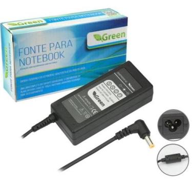 Imagem de Fonte Para Notebook Samsung 19V 3,16A Bivolt 5,0mm Green