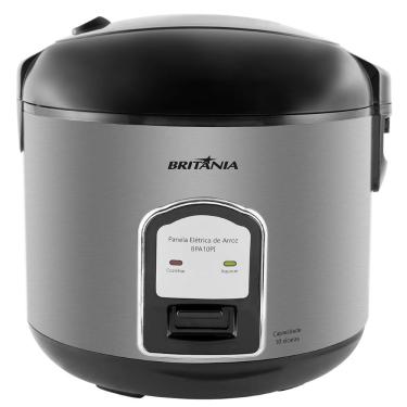 Imagem de Panela De Arroz Elétrica Bpa10p Britânia Inox 220V