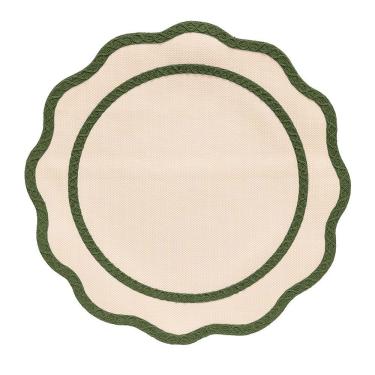 Imagem de Jogo Americano Copa E Cia Avulso Brazil Nature Lola Circular Oliva