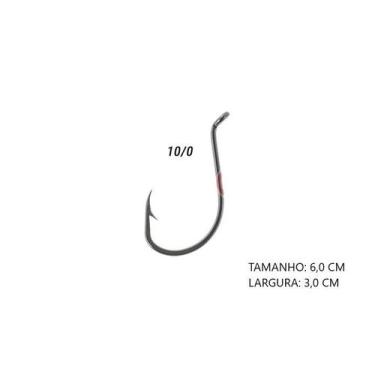 Imagem de Anzol 12146 black nickel marine sports, 1 unidade