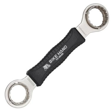 Imagem de Ferramenta de suporte de bicicleta BikeHand - Compatível com Shimano Hollowtech II/BB9000, BBR60, M8000, Sram Dub, Truvativ GXP, FSA Mega EVO ou Campagnolo Ultra-Torque - 16 entalhes 39, 41, 44 mm e