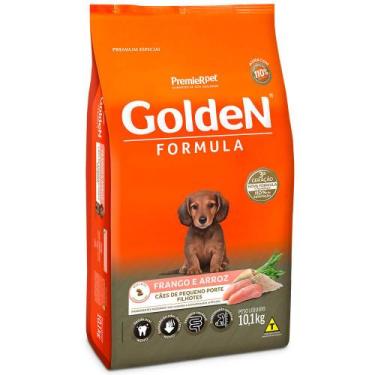 Imagem de Ração Golden Fórmula Mini Bits Para Cães Filhotes de Porte Pequeno Sab