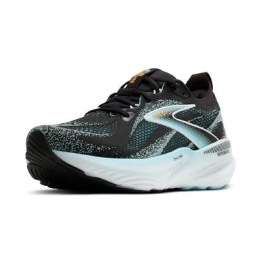 Imagem de Brooks Tênis de corrida masculino Glycerin 22 Neutral, Preto/atomizador/laranja brilhante, 42