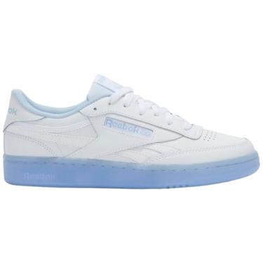 Imagem de Reebok Tênis feminino Club C Revenge, Branco Y2kblue, 38 EU