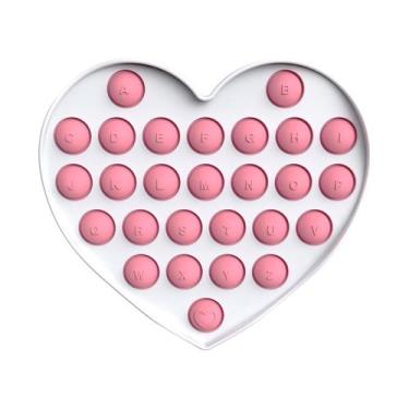 Imagem de Carta de Amor Push Bubble Fidget Brinquedo Sensorial Autismo Necessida
