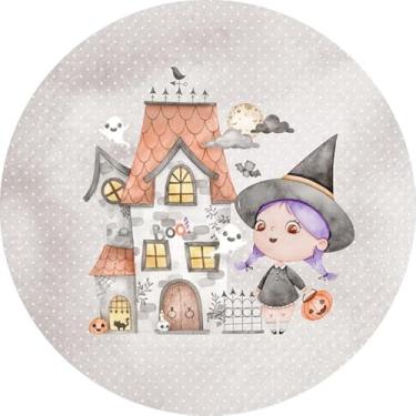 Imagem de Painel Sublimado Festa Redondo 1,50m Halloween (HAL0093)