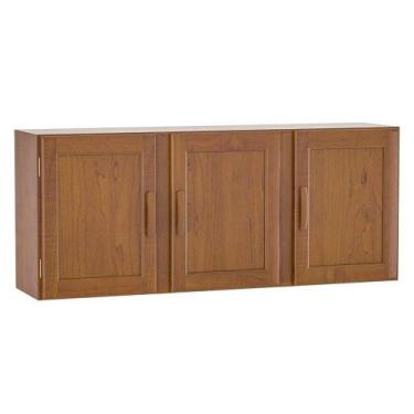 Imagem de Armário Aéreo De Cozinha 3 Portas 100% Madeira Maciça Karina Imbuia Fo