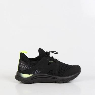Imagem de Tênis Infantil Klin New Sport 480020 Marinho, Preto, Verde neon, 13761