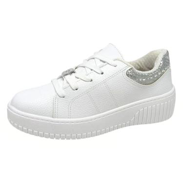 Imagem de Tênis Feminino Casual Brilho Flatform Conforto Beira Rio