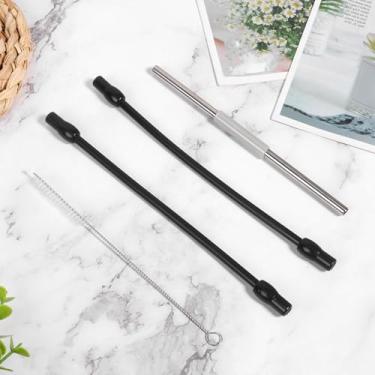 Imagem de Mangueiras de tubos de leite para máquinas de café, tubo de substituição de silicone para máquina de café automática com escova de limpeza, conjunto de 5, acessórios de substituição ideais