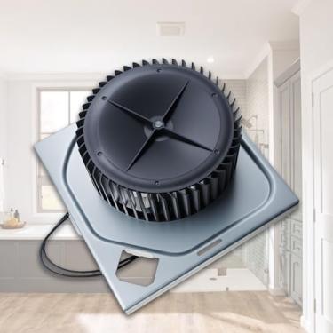 Imagem de LEVANLIGHT Conjunto de ventilador de banheiro para Broan 771, 771-A, motor de exaustão, 120V, 70CFM, 1,5A, 3000 RPM com plugue de dois pinos, inclui motor, roda do ventilador e placa de montagem