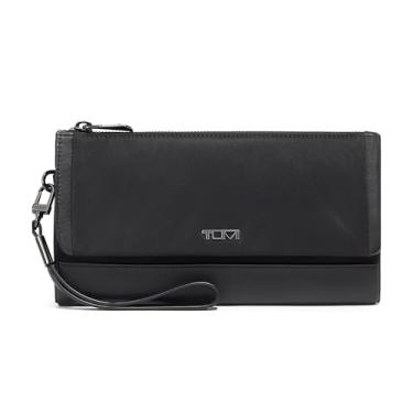 Imagem de TUMI - Carteira de viagem Voyageur – Porta-cartões para mulheres, Preto/Gunmetal, One Size, Carteira de viagem Voyageur